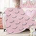 Ivarunner Pink Lash Blanket for Women & Teen Girls - Large Soft Flannel Throw Blanket (60