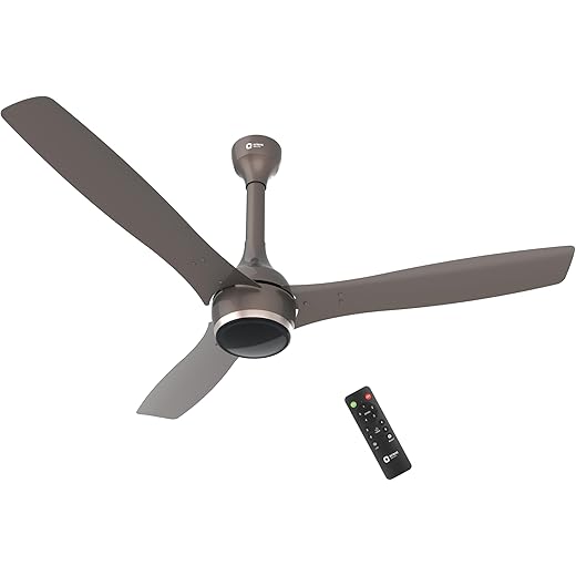Orient Electric Newly Launched 1200 mm Aeon BLDC PRO, Anti-Dust Designer Ceiling fan with Remote & 5 yrs Warranty by Orient, Boost mode for Quick Cooling & High Air Delivery - Magma Grey
