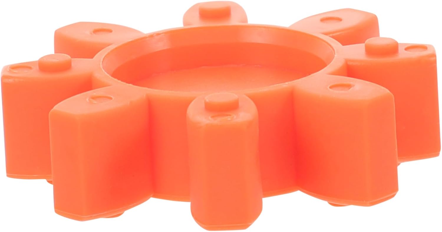 Zerodeko Flexible Rubber Pad Plum Shape Coupling Insert for Vibration Mechanical Transmissions Versatile Jaw Insert for Motors Screw Drives and More