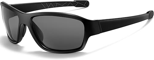 Dollger Gafas de sol deportivas polarizadas para hombres, 100% protección UV, gafas de correr para mujeres, béisbol, ciclismo, golf, pesca