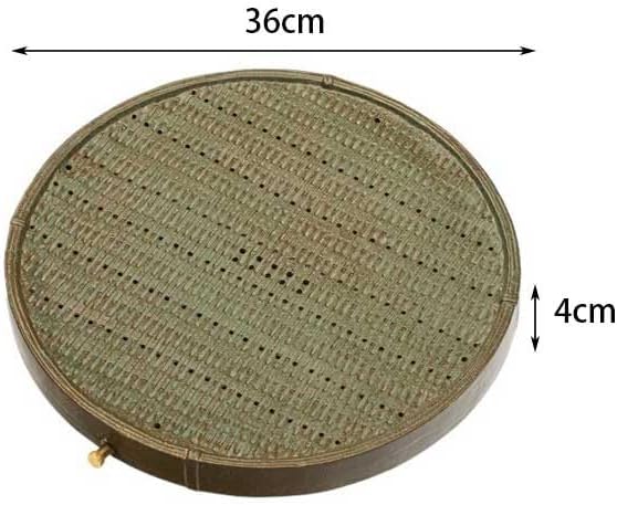 Tea Set Coarse Pottery Tea Tray Small Tea Tray Round Water Storage Tray, Household Reception Pot Serving Tea Table Tea Sea Household Tea Table Tea Tray Chinese Tea S,A