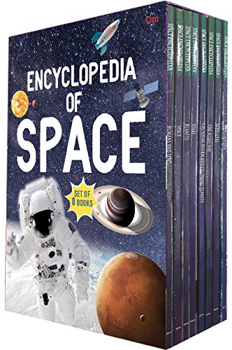 Space Encyclopedia: 8-Book Collection | Space Knowledge Book for Little Astronomy | Explore the Universe, Human Space Exploration, Planets, Satellites, Stars & The Solar System | Children’s Space Library | Kids' Guide to the Cosmos | Astronomy Explorer’s Guide