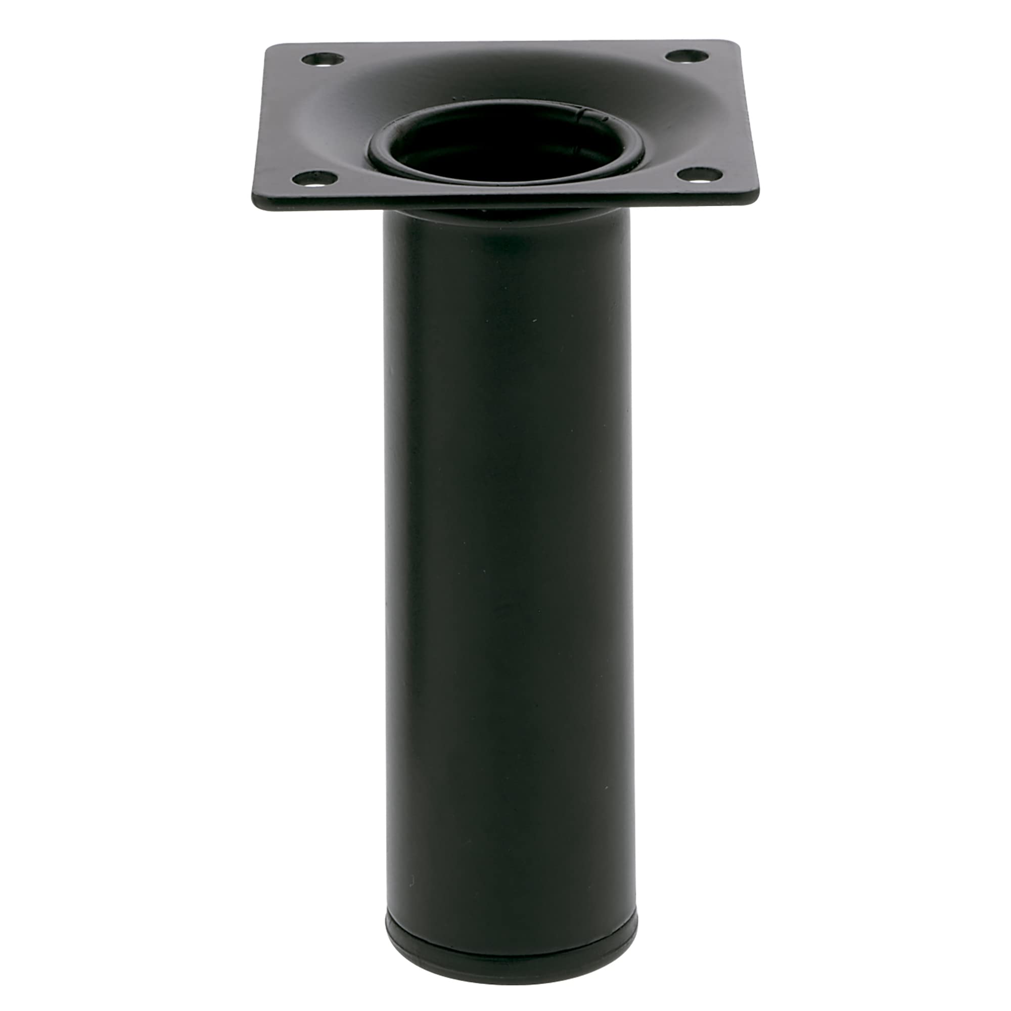 Amig - Round Furniture Leg, Black, diameter 30 x 100 mm