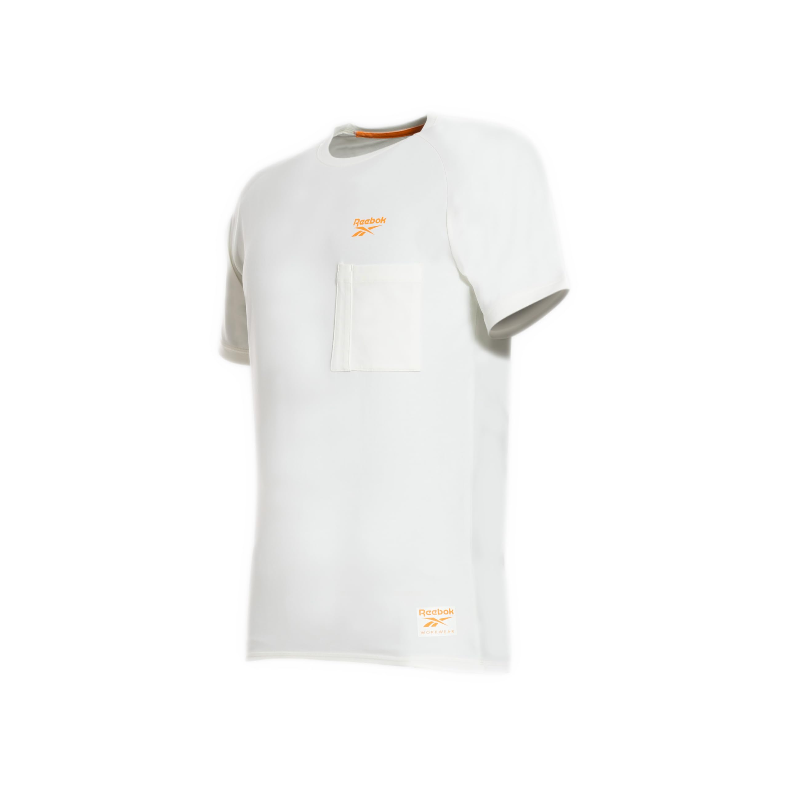 Reebok Work Men's Workwear T-Shirt with Lock-Up Logo Light Grey Clothing