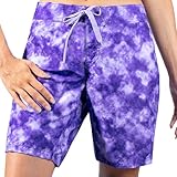 Kanu Surf Women's Sydney Boardshorts, Purple, 10