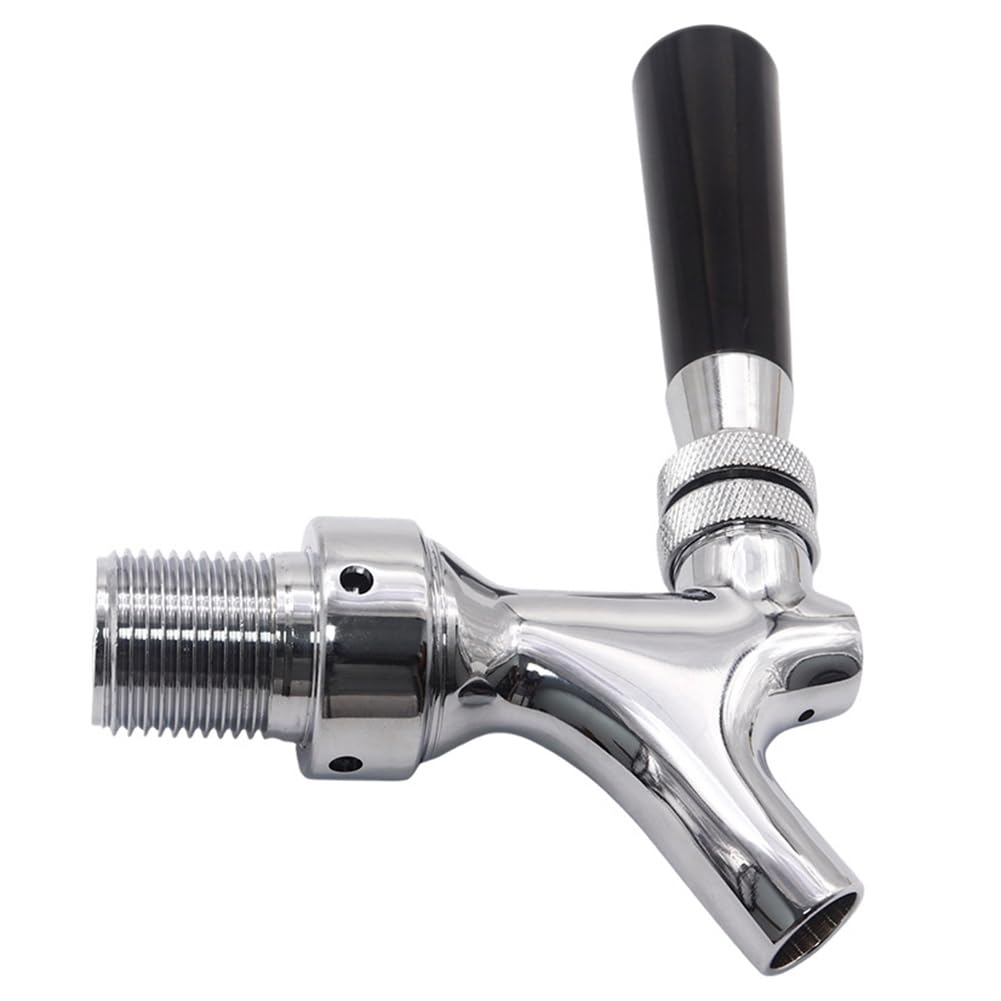 Aundhegrtt Stainless Steel Stem Beer Keg Tap Faucet Dispenser Beer Shank Faucet Shank Tap Kit for Homebrew Kegerator Keg Kegging