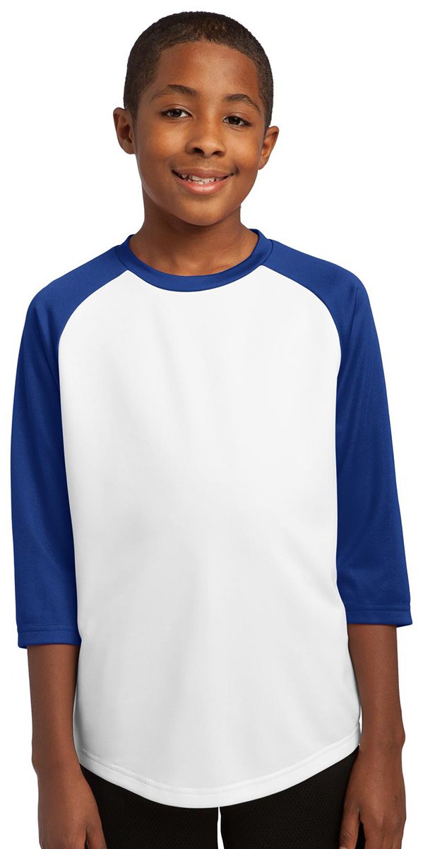 Augusta Sportswear Youth Sleeve Stripe Jersey, Medium, White/Red