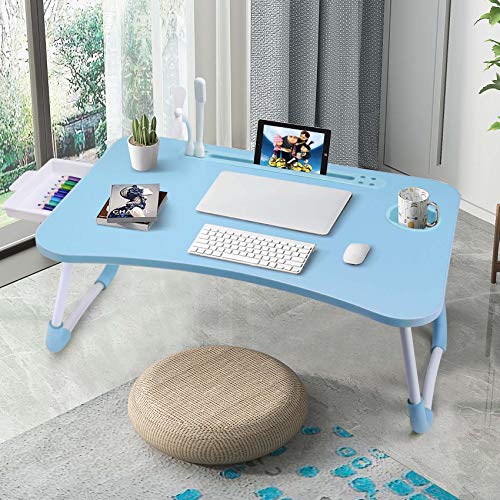 image for Slendor Laptop Desk Laptop Bed Stand Foldable Laptop Table Folding Bre