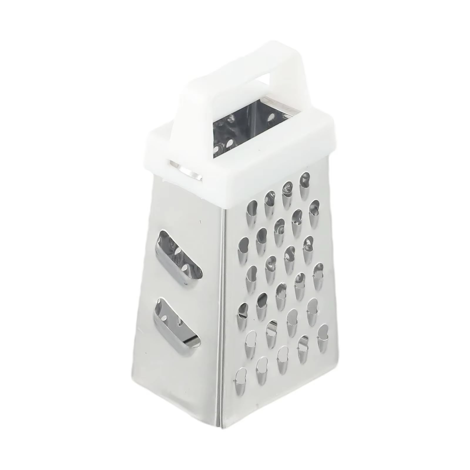 Mini Ralador Inox 4 Faces para Queijo, Alho e Legumes | Compacto 7,5 x 3,5 cm, Fácil