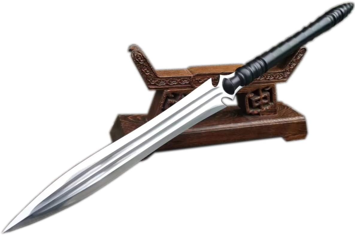 Chinese Lance,Overlord Spear,Spring Steel Spearhead,Stainless Steel Rod,Length 76 inch
