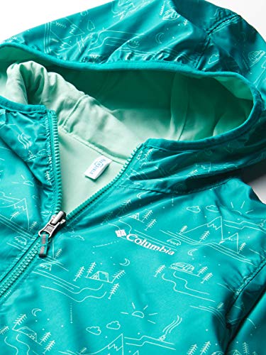 Image of Columbia Youth Unisex Pixel Grabber Reversible Jacket, Lightweight, Water Resistant