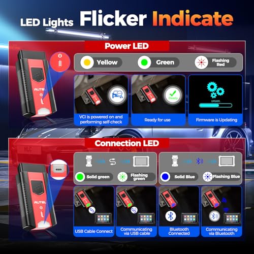 Image of Autel MaxiVCI V200 VCI200 Wireless Diagnostic Dongle, 2026 VCI 200 OBD2 Connector Adapter, Work with Scanner MK900BT MP900-BT MaxiSys MS906 PRO MS906MAX MS906 PRO-TS MK906 PRO-TS KM100 BT608 BT609