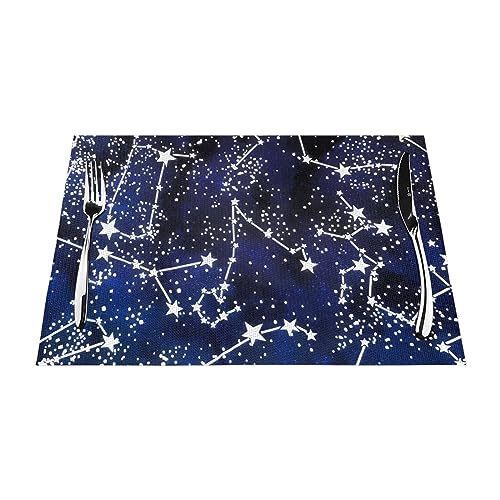 Set de table phosphorescent antidérapant en PVC de protection thermique pour repas