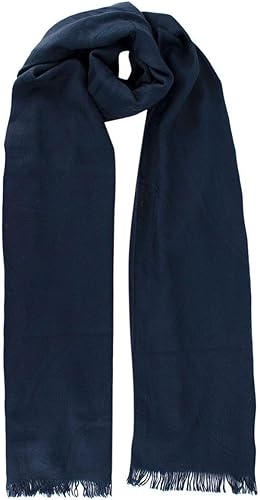 Hermès Pre-Loved Marino Nuevo Libris Estola de Cachemira