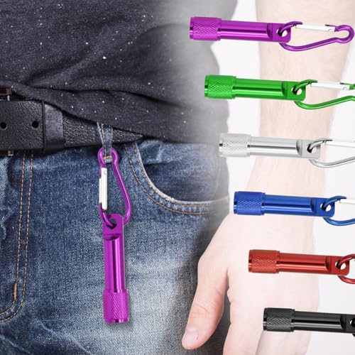 Mini lampes de poche LED de secours compactes avec clip métal résistant - 3