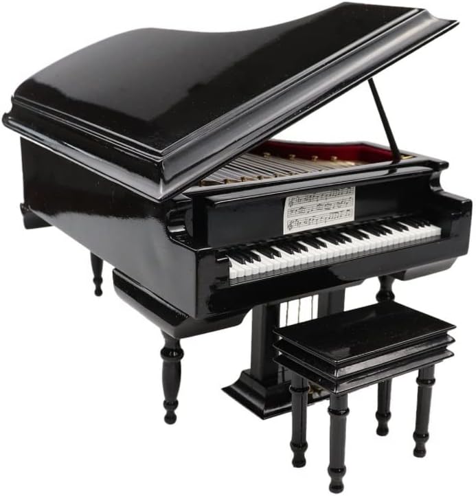 【美品・人気曲】宝石箱 アップライトピアノ型　オルゴール付き　いとしのエリー 美品・匿名配送】アップライトピアノ 型の宝石箱 オルゴール付き