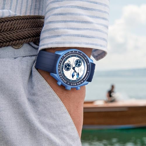 Bracelet MoonSwatch 20mm incurvé résolvant le problème d'interstice du boîtier - 2