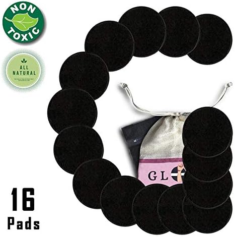 Reusable Makeup Remover Pads | Washable Natural Bamboo Cotton Rounds | Eco-Friendly, Organic & Zero Waste Cloth | Soft facial Washcloth Wipes Make up off the Face |16 Pad with Storage & laundry bags