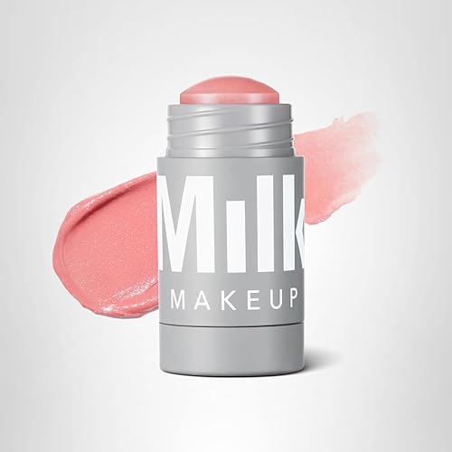Vista 21 de Milk Makeup Lip + Cheek Stick – Multi-Use Cream Blush + Lip Color with Mango Butter, Avocado Oil + Apricot Oil – Hydrating, Buildable, Long-Lasting
