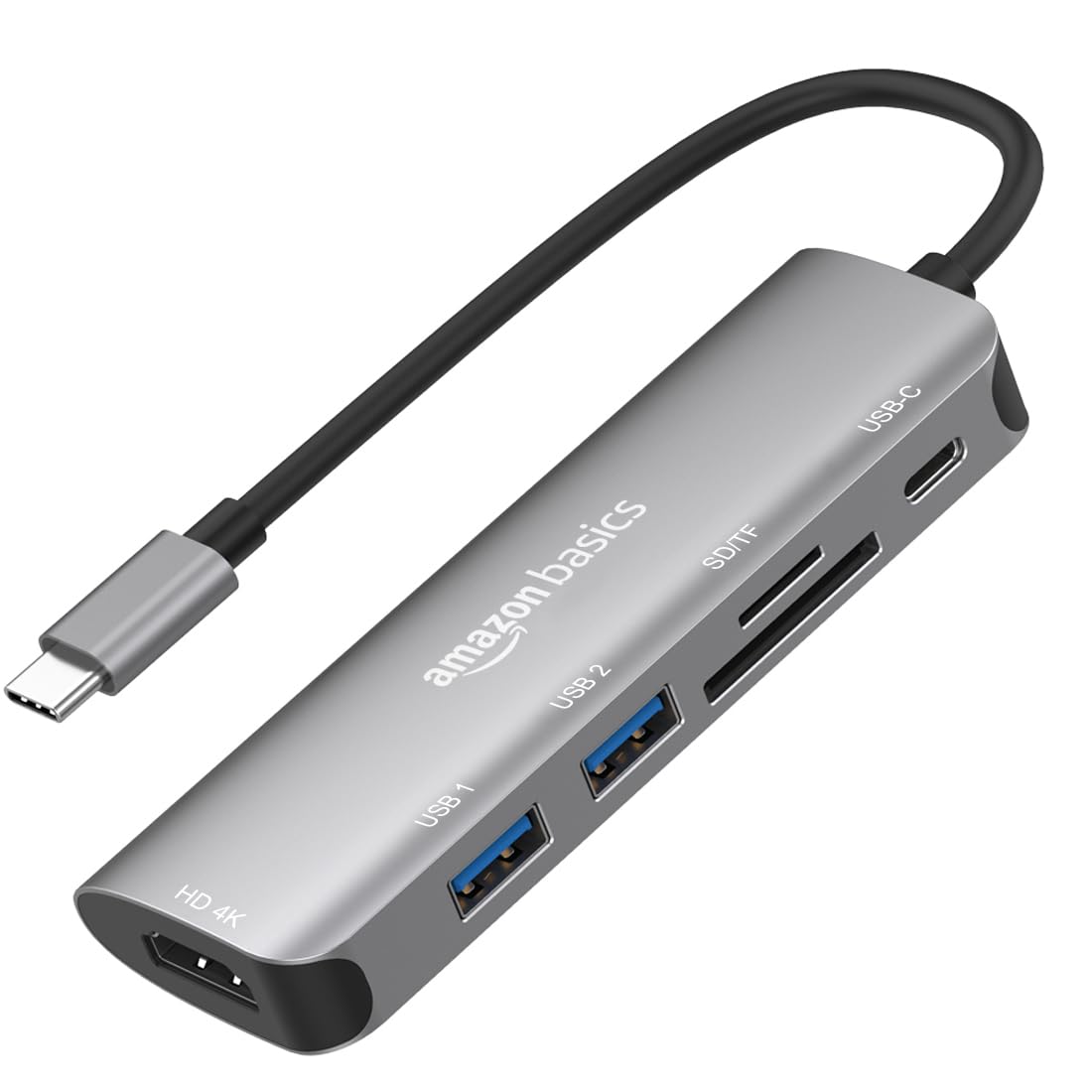 Amazon Basics 6-in-1 Type C USB to HDMI Adapter with 4K@30 Hz HDMI and SD/MicroSD Card Reader, for MacBook (B0C9DS2VL5) Amazon Price History, Amazon Price Tracker