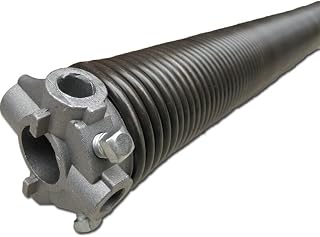 Aurorad 1pcs Custom Rotatable Gate Garage Door Twist Spring with connector, Wire Diameter 5.5mm * Inner Diameter 50mm * 550-680mm Length