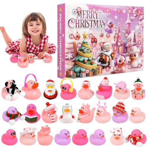 SULOLI Advent Calendar 2025 Kids,Rubber Duck Christmas Advent Calendar 2025 Christmas Novelty Gifts - Image 6