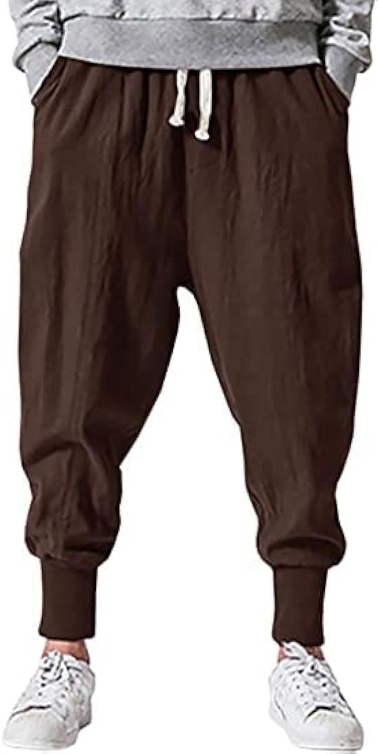 Mens Casual-pants Drop Crotch