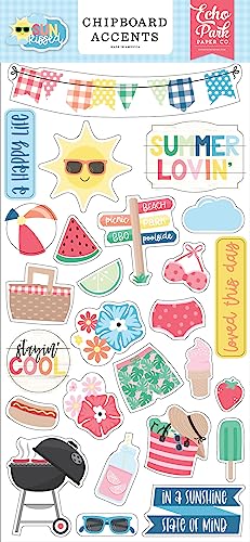 ECHO PARK PAPER COMPANY Accents Sun Kissed Chipboard 6