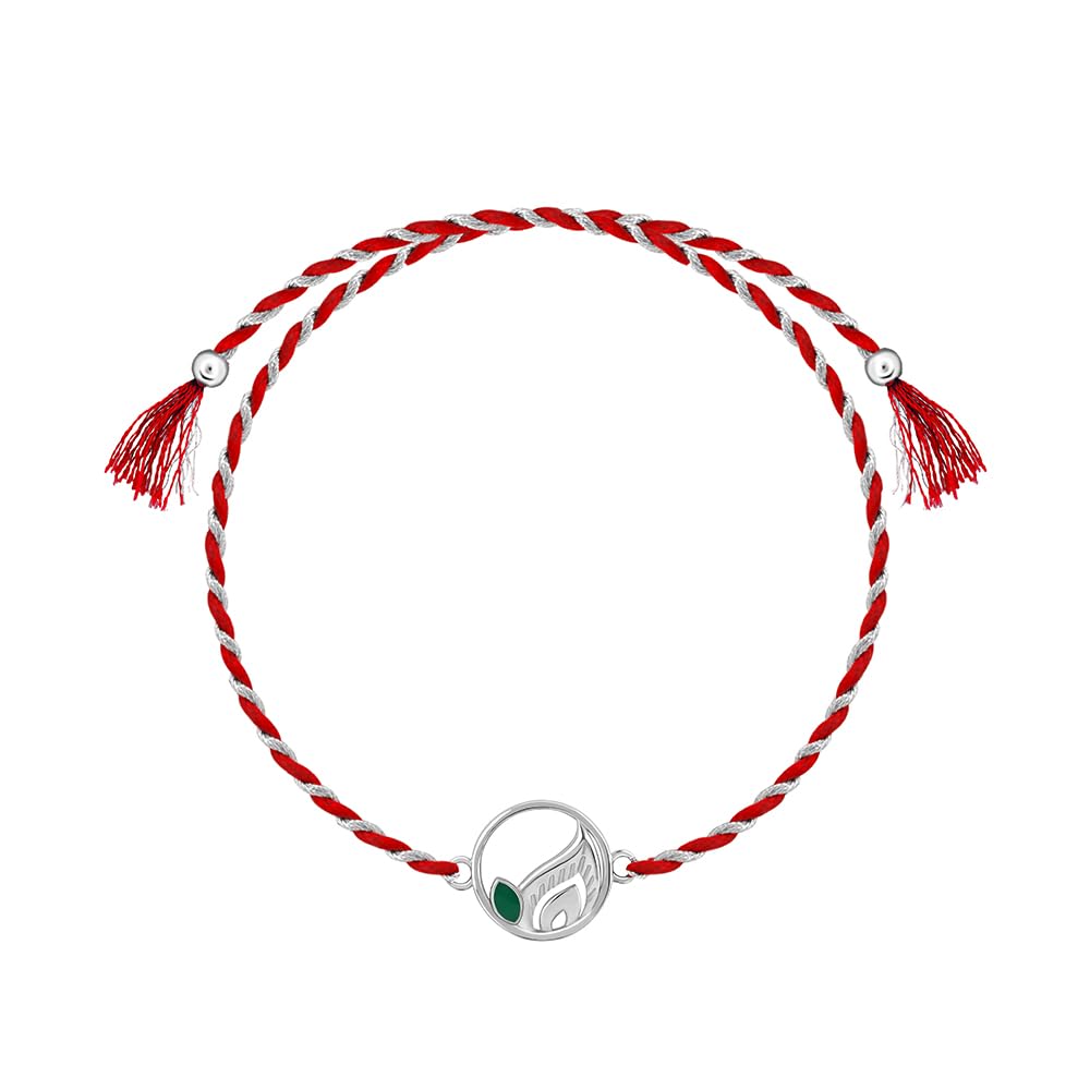 GIVA 925 Silver Peacock Feather Rakhi|Raksha Bandhan Rakhi for Brother | Gift for Men & Boys| With Certificate of Authenticity and 925 Stamp (B0CB12C5G3) Amazon Price History, Amazon Price Tracker