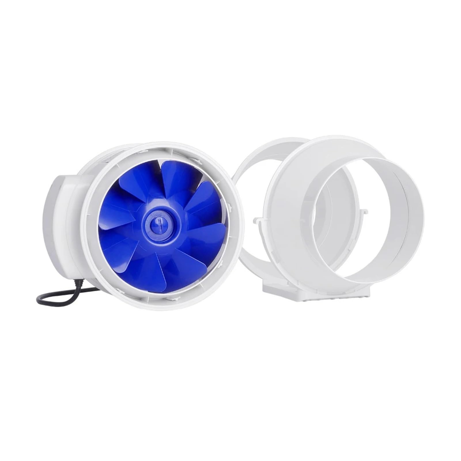 Ventilador De Conducto En Línea Silencioso De 6 Pulgadas, De Ventilación De Gran Potencia For Cocina, Baño, Extractor De Aire, Ventilador De Salida De Escape