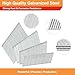 Korantek 16 Gauge Angled Finish Nails,20-Degree,Galvanized Assorted Size Project Pack,for Pneumatic,Electric Angled Finish Nailer(2-1/2
