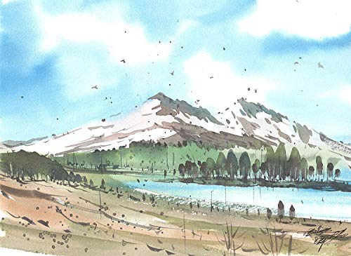 Image of CAMPAP Arto x Fabriano Studio Watercolour Paper, 25% Cotton, (300gsm Cold Pressed, A4, Spiral)
