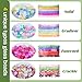 Funtopia 3524pcs Glass Beads Bracelet Making Kit, 4 Types 96 Colors 6mm Glass Beads for Bracelets, Round Crystal Beads for Jewelry Making Necklace Earrings DIY Crafts