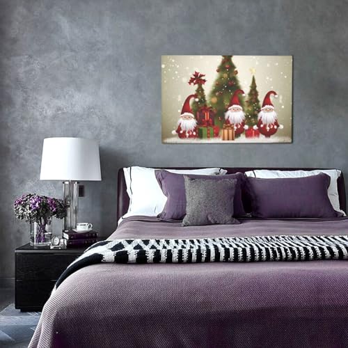 Impression sur toile Merry Christmas cadeau deco moderne chambre
