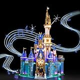 【Design Étonnamment Lumineux】Illuminez votre kit d'éclairage LED pour LE-GO 43222 Dis-ney Castle, offrant des effets lumineux uniques qui mettent en valeur les détails de votre modèle. Transformez-le en une pièce maîtresse captivante