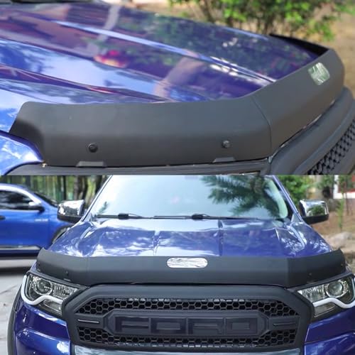 Protector de capó exclusivo negro mate para Ford Ranger Limited 3