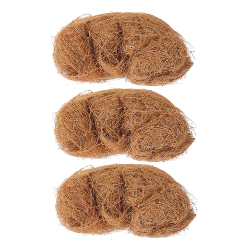 MOTHNUR 3taschen Pack Natürliche Kokosfasern Als Pflanzgefäß-Einlage Atmungsaktive Bio-kokosnussfaser Für Topfpflanzen Vielseitig Für Blumen Körbe Und Vogelnester Leicht Und Erdschützend
