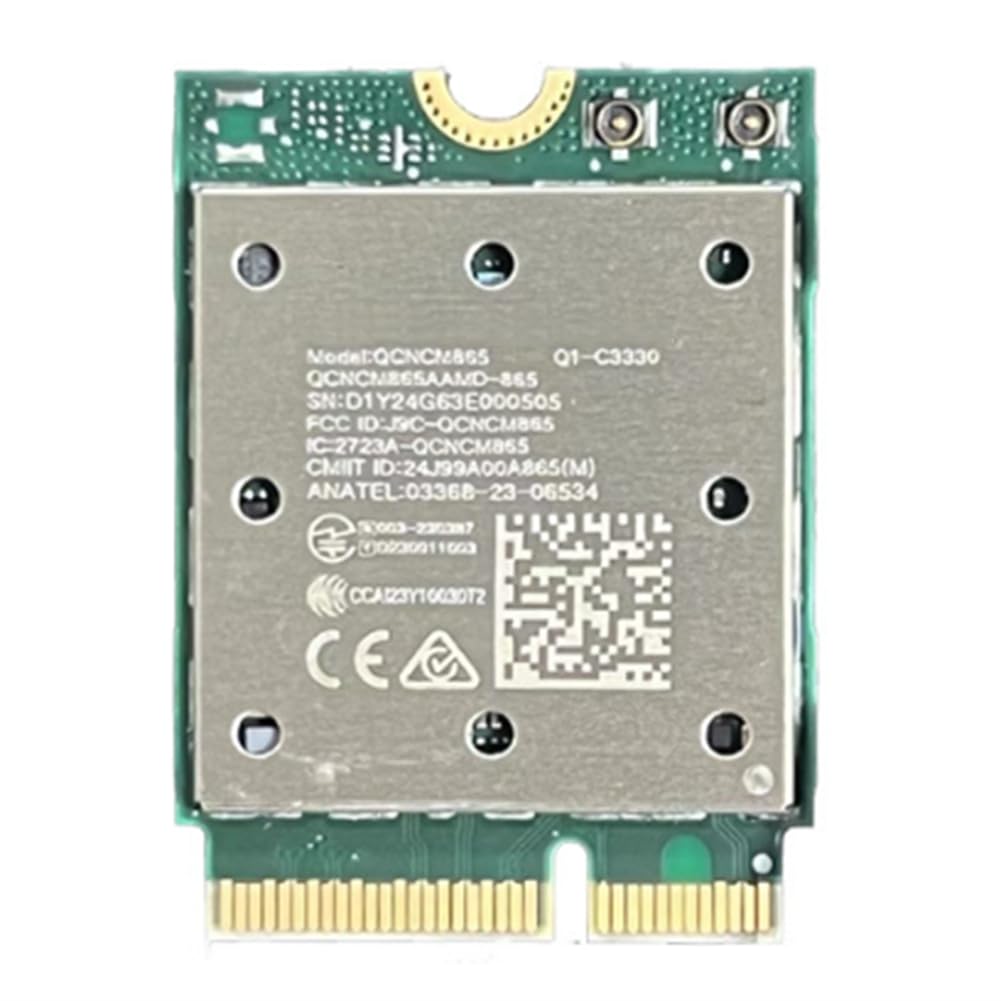 Scheda di Rete WiFi 7 QCNCM865 M.2 Bluetooth 5.3 Fino A 5,8 Gbps Adattatore WiFi 6E WLAN per Win11