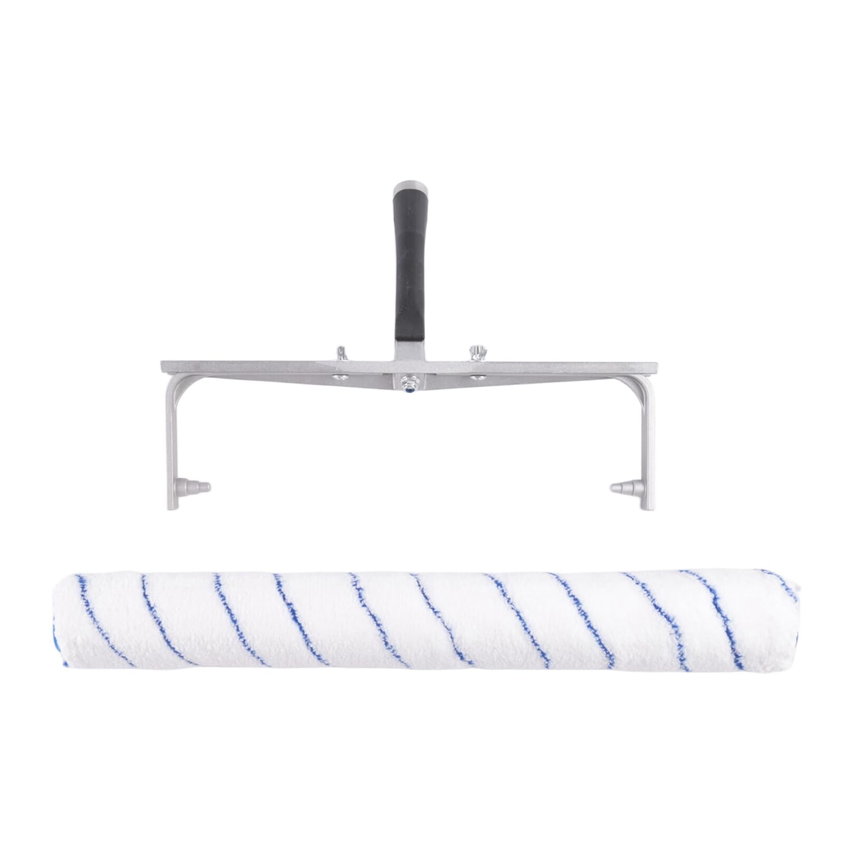 Set di 2 pennelli a rullo da 18 pezzi, in lega di alluminio, telaio a rullo, manico per pittura, strumento per parete, decorazione per la casa, supporto per attrezzi