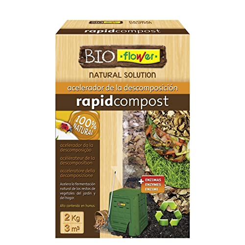 Flowe - Acelerador de la descomposición, Compost Orgánico, 1.5 kg