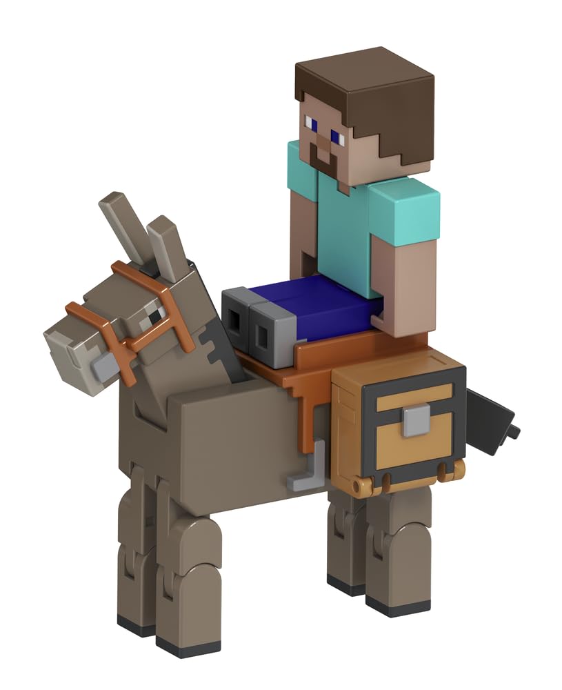 Mattel Minecraft Steve Action Figure 2-Pack - 3.25 Inch Posable Collectible Toy With Accessories - View #9
