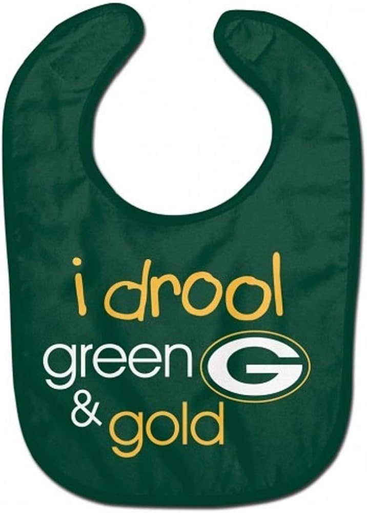 WinCraft NFL Green Bay Packers WCRA1959314 All Pro Baby Bib