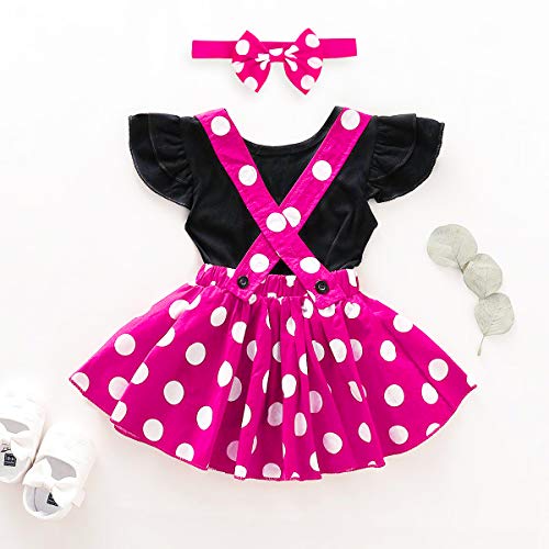 image for IBTOM CASTLE Infant Toddler Newborn Polka Dot Mini Costume Summer Birt