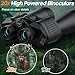 20x70 Binoculars for Adults High Powered - Aurosports HD Binoculars with Clear Low Light Vision - BAK4 Prism Large View for Bird Watching Hunting Travel Outdoor Sports Cruise