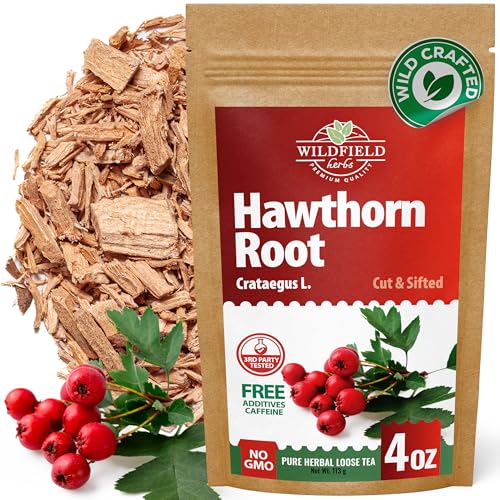 Image of 4 oz. Hawthorn Root Herbal Tea (Crataegus L.) - 113g Pigweed Herb Tea Espino Blanco