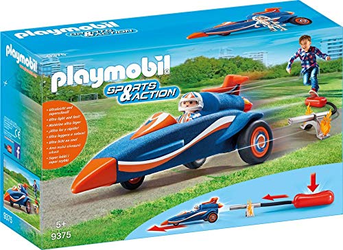 PLAYMOBIL Sports & Action 9375 Bólido con Propulsor, A Partir de 5 años