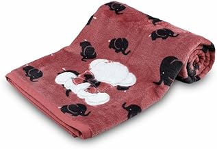 بطانية أطفال رقيقة للأطفال البيبي، سيمون وكحلي، مقاس 1.1 م × 85 سم