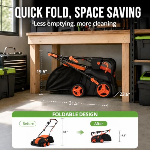 Image of Aspiron 16 inch Artificial Turf Sweeper 15Amp Artificial Turf Vacuum