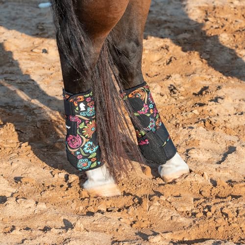 Image of Classic Equine Legacy2 Support Boots, Front and Hind
