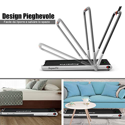 GOPLUS Tapis Roulant Elettrico Pieghevole